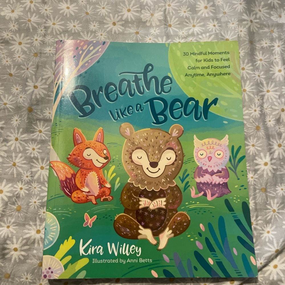 Breathe like a bear Childrens mindfulness paperback book
